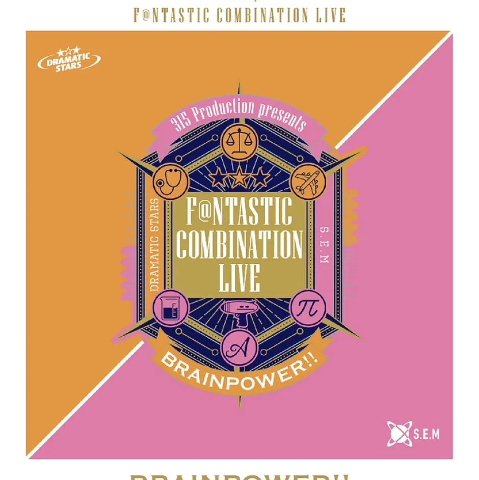 Idol Dvd/Blu-Ray>315 Production Presents F@ntastic Combination Live ~BRAINPOWER!!~ Live Blu-ray