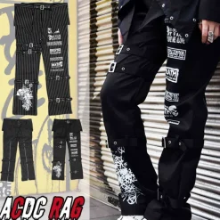 Bottoms>ACDC RAG Bat Bondage Pants