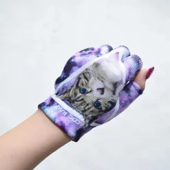 ACDC RAG Galaxy Cat Fingerless Gloves Outlet