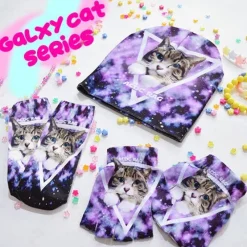 ACDC RAG Galaxy Cat Fingerless Gloves Outlet