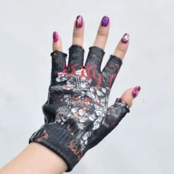 Jewelry & Hair Accessories>ACDC RAG Punk Samurai Fingerless Gloves