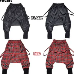 Bottoms>ACDC RAG Tartan Bondage Sarouel Pants