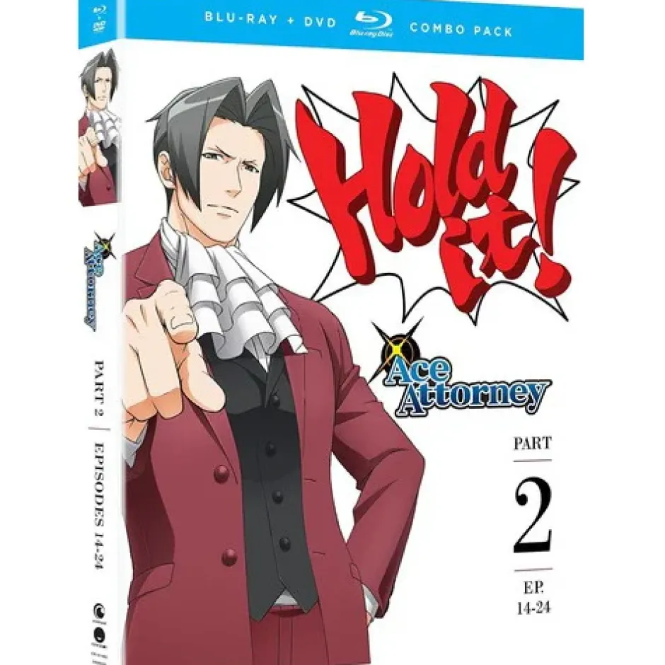 Anime Dvd/Blu-Ray>Ace Attorney: Part 2 Blu-ray/DVD Combo Pack