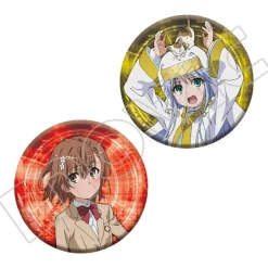 Collectable Toys>A Certain Magical Index Ⅲ Index & Mikoto Pin Badge Set