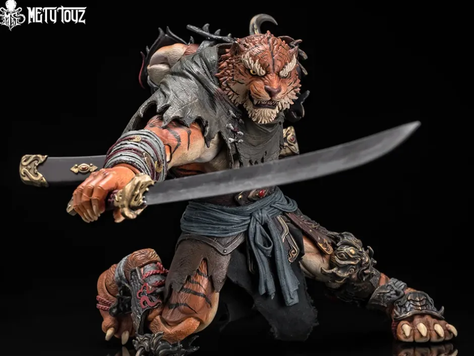 Action Figures>Adventurer's World Series Tiger Vanguard Jinshan Jun 1/10 Scale Action Figure