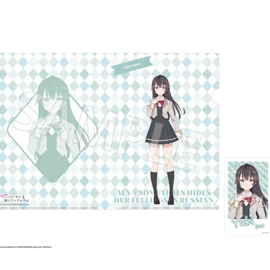 Alya Sometimes Hides Her Feelings in Russian A4 Clear File Set w/ Mini Photograph-style Illustration Outlet