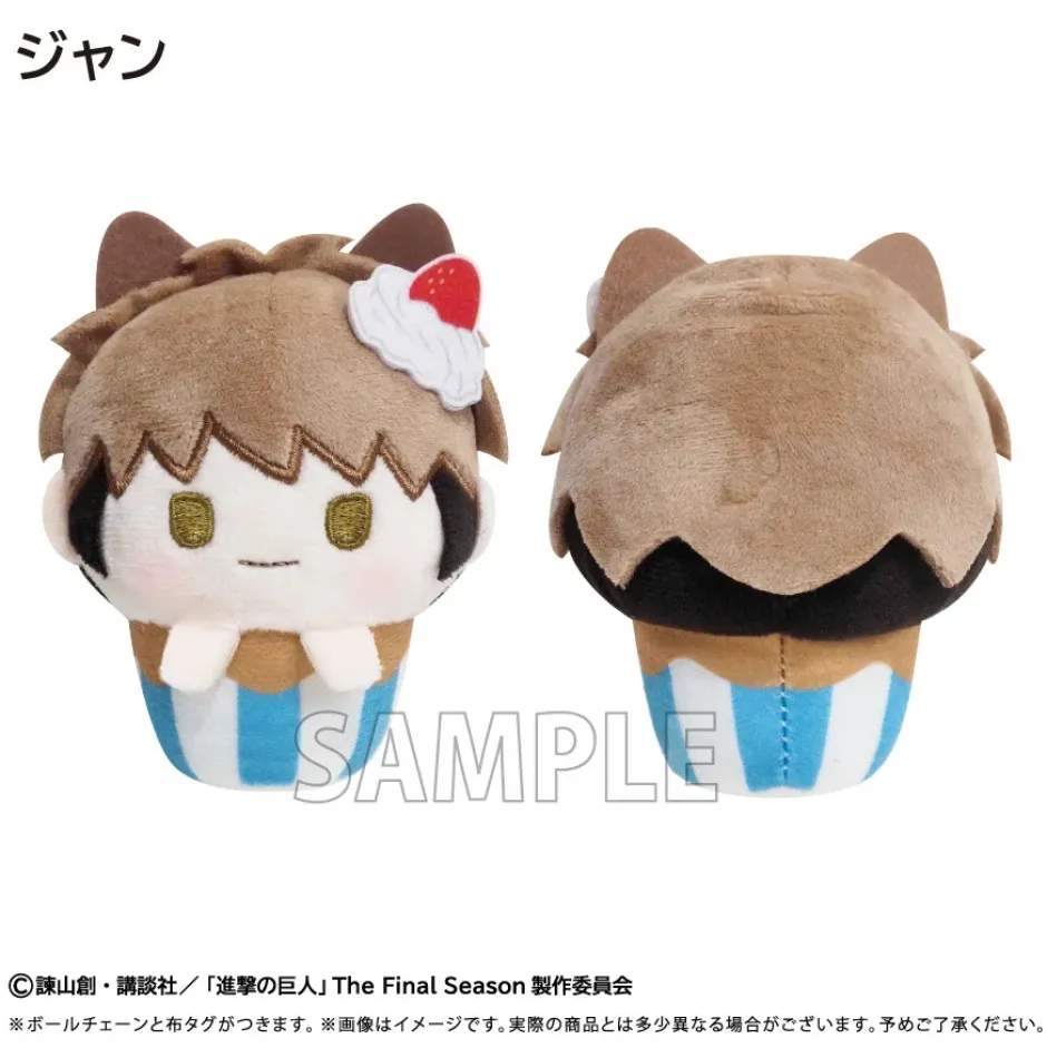 Attack on Titan Cupcake Tapinui Plushie Box Set Outlet