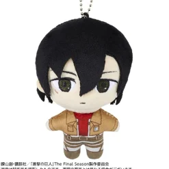 Small Plushies>Attack on Titan Pokecco Mascot Plushie Mikasa