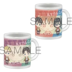 Attack on Titan x Pas Chara Mug Collection New