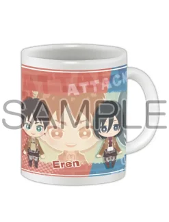 Attack on Titan x Pas Chara Mug Collection New