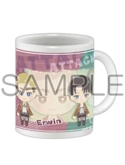 Attack on Titan x Pas Chara Mug Collection New