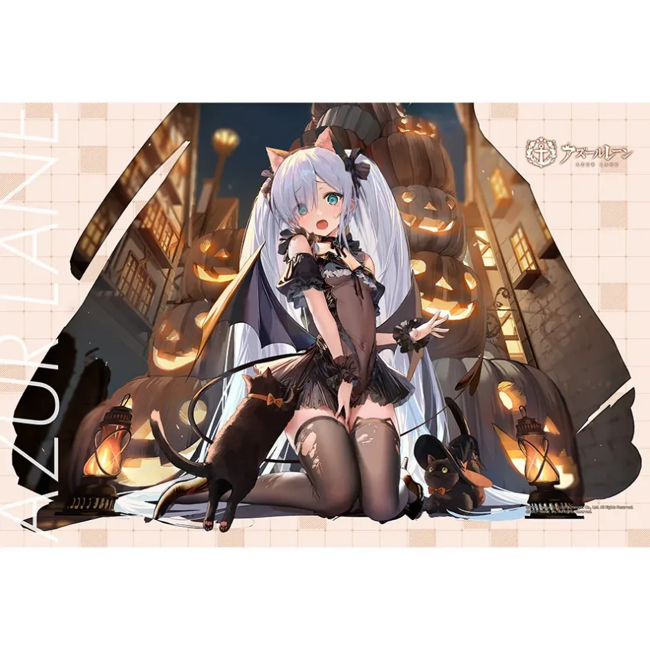 Azur Lane Towel Blanket Janus: Fright-Night Scaredy-Cat Ver. Outlet