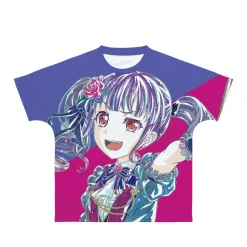 Tops>BanG Dream! Girls Band Party! Ako Udagawa Ani-Art Unisex Full Graphic T-Shirt Vol. 4