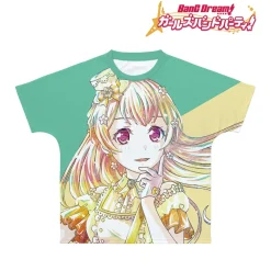 Tops>BanG Dream! Girls Band Party! Chisato Shirasagi Ani-Art Unisex Full Graphic T-Shirt Vol. 4