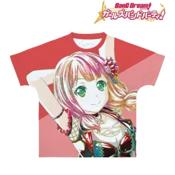 BanG Dream! Girls Band Party! Himari Uehara Ani-Art Unisex Full Graphic T-Shirt Vol. 4 Best
