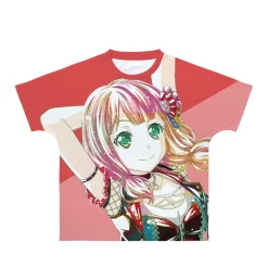 BanG Dream! Girls Band Party! Himari Uehara Ani-Art Unisex Full Graphic T-Shirt Vol. 4 Best