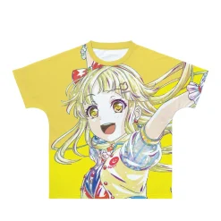 Tops>BanG Dream! Girls Band Party! Kokoro Tsurumaki Ani-Art Unisex Full Graphic T-Shirt Vol. 4