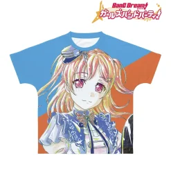 Tops>BanG Dream! Girls Band Party! Nanami Hiromachi Ani-Art Unisex Full Graphic T-Shirt Vol. 4