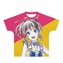 Tops>BanG Dream! Girls Band Party! Saya Yamabuki Ani-Art Unisex Full Graphic T-Shirt Vol. 4