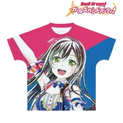 BanG Dream! Girls Band Party! Tae Hanazono Ani-Art Unisex Full Graphic T-Shirt Vol. 4 New