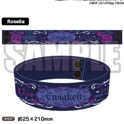 Other Accessories>BanG Dream! Girls Band Party! 5th☆Live Anniversary Roselia Wristband