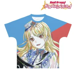 Tops>BanG Dream! Girls Band Party! Toko Kirigaya Ani-Art Unisex Full Graphic T-Shirt Vol. 4