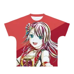 Tops>BanG Dream! Girls Band Party! Tomoe Udagawa Ani-Art Unisex Full Graphic T-Shirt Vol. 4
