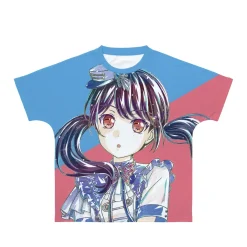 Tops>BanG Dream! Girls Band Party! Tsukushi Futaba Ani-Art Unisex Full Graphic T-Shirt Vol. 4