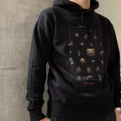 Jackets & Hoodies>BAROQUE Grotesque Pullover Hoodie