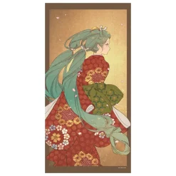 Towels>Beauty Looking Back Miku Big Towel