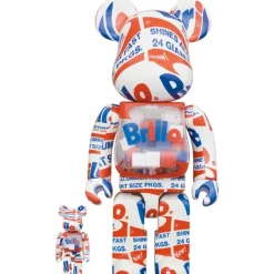 BE@RBRICK Andy Warhol Brillo 2022 100% & 400% Online