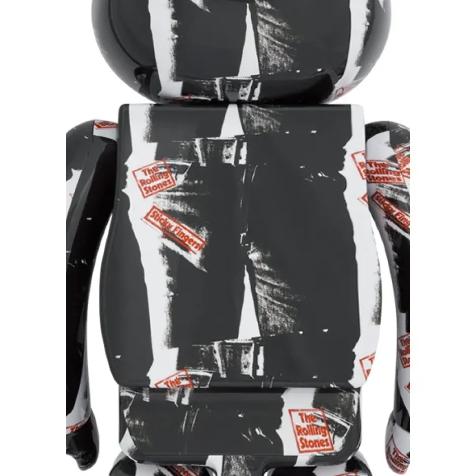 Be@Rbrick>BE@RBRICK Andy Warhol x The Rolling Stones Sticky Fingers 1000%