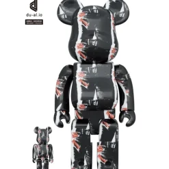 Be@Rbrick>BE@RBRICK Andy Warhol x The Rolling Stones Sticky Fingers 100% & 400% Set