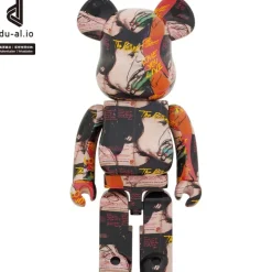 BE@RBRICK Andy Warhol x The Rolling Stones Love You Live 1000% Best