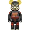 BE@RBRICK Godzilla vs. Destoroyah Meltdown Godzilla: Clear Yellow Ver. 400％ Sale