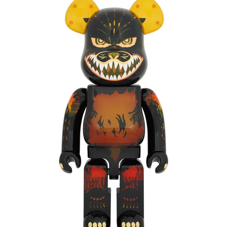 Be@Rbrick>BE@RBRICK Godzilla vs. Destoroyah Meltdown Godzilla: Clear Yellow Ver. 1000%