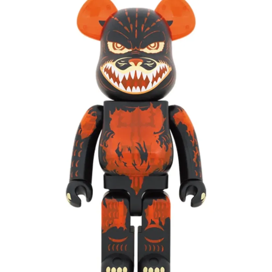 Be@Rbrick>BE@RBRICK Godzilla vs. Destoroyah Meltdown Godzilla: Clear Orange Ver. 1000%
