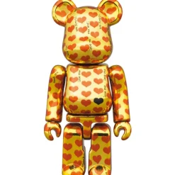 Be@Rbrick>BE＠RBRICK Gold Heart 100％ & 400％