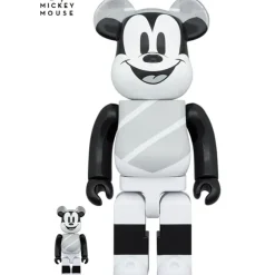 BE@RBRICK Hat and Poncho Mickey 100% & 400% Discount