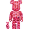 Be@Rbrick>BE＠RBRICK hide with Spread Beaver Pink Heart 100％ & 400％