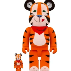 Be@Rbrick>BE@RBRICK Kellogg's Tony the Tiger: Vintage Flocky Ver. 100% & 400%