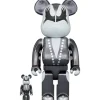 Be@Rbrick>BE＠RBRICK KISS Demon: Chrome Ver. 100％ & 400％ Set