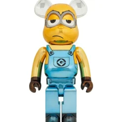 Be@Rbrick>BE@RBRICK Minions Fever Kevin: Chrome Ver. 1000%