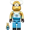 BE＠RBRICK Minions Fever Stuart: Chrome Ver. 100％ & 400％ Best