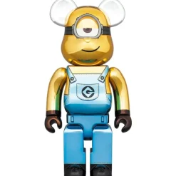 BE＠RBRICK Minions Fever Stuart: Chrome Ver. 100％ & 400％ Best