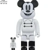 Be@Rbrick>BE＠RBRICK Nighttime Mickey 100％ & 400％