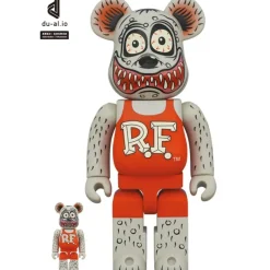 Be@Rbrick>BE@RBRICK Rat Fink: Gray Ver. 100% & 400%