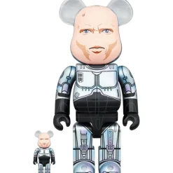 BE@RBRICK RoboCop 2: Murphy Head Ver. 100% & 400% Set