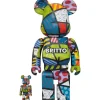 Be@Rbrick>BE＠RBRICK Romero Britto 100％ & 400％