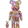 Be@Rbrick>BE@RBRICK Romero Britto Heart 100％ & 400％